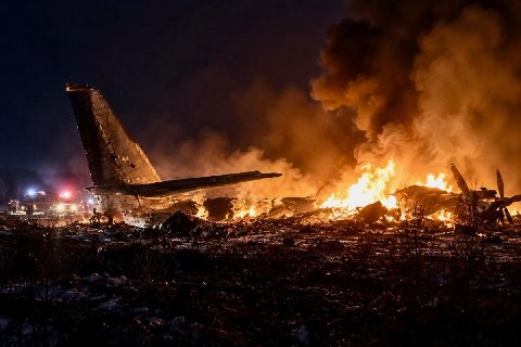Ту-95 разбился в Амурской области, погибли шесть человек