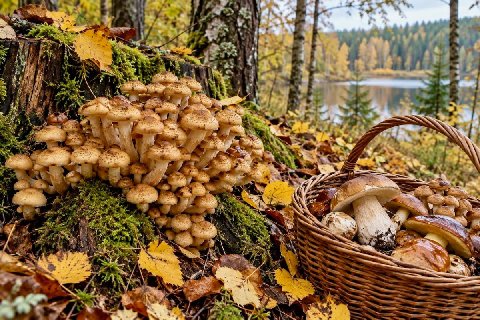 Грибы в конце сентября — где ещё есть опята и белые