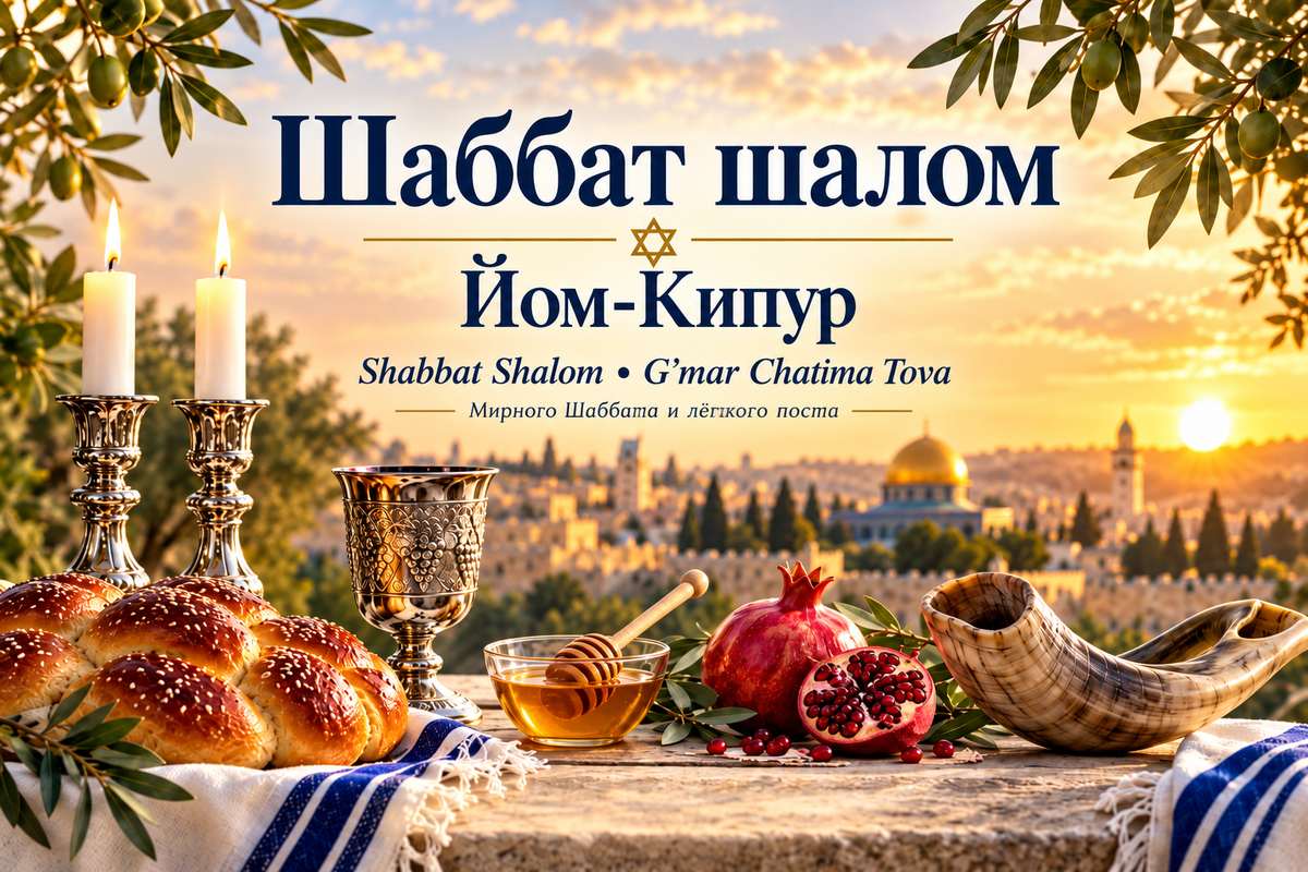 Шаббат шалом и гмар хатима това перед Йом-Кипуром
