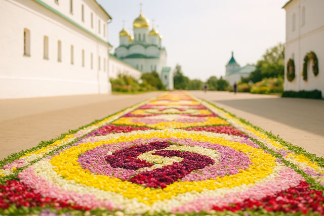 Беседная икона Божией Матери — традиции 27 августа и тихая красота цветочных дорожек