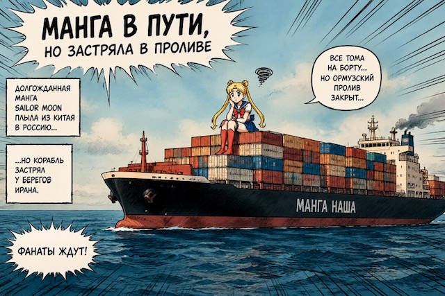 Манга Sailor Moon задержалась между правами и морем