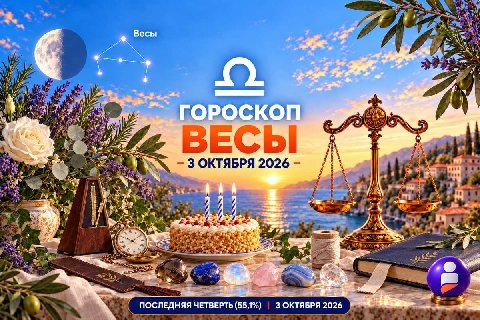 Гороскоп для рождённых 3 октября о втором дыхании