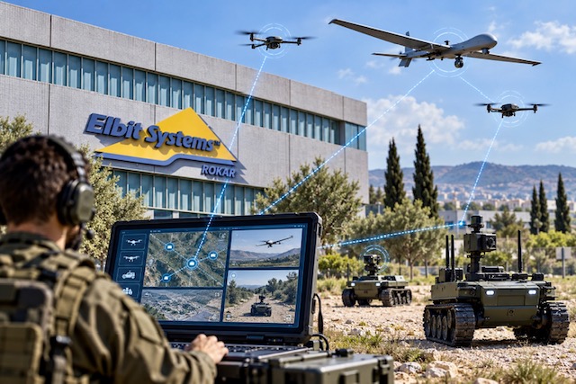 Elbit переводит боевых роботов на общее управление