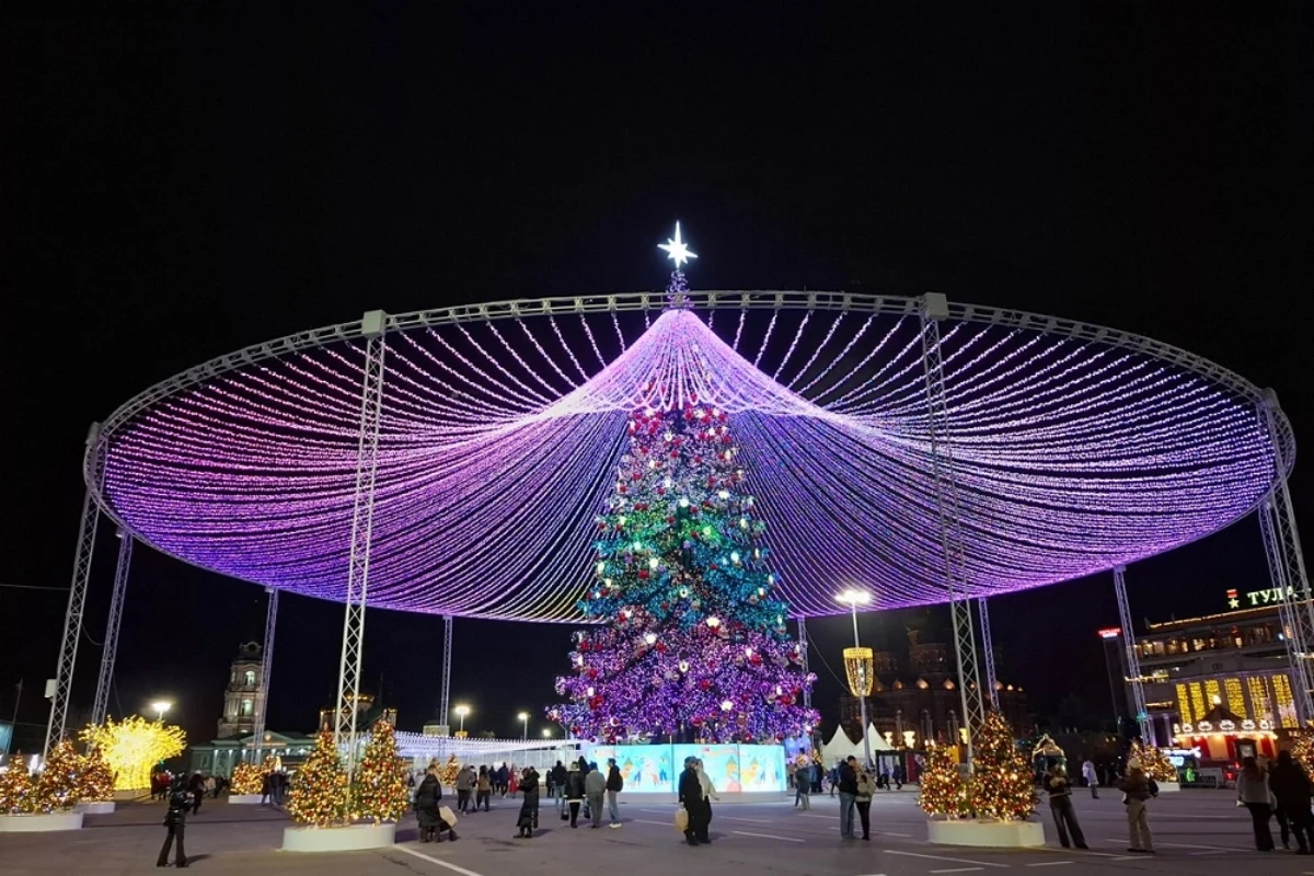 Новогодняя ёлка в Туле попала в Книгу рекордов России