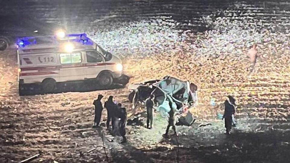 В Дагестане машина наехала на лошадь и свалилась в обрыв