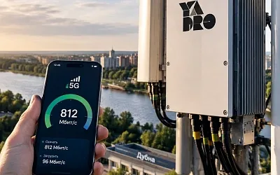 Станция YADRO разогнала LTE до 800 Мбит/с