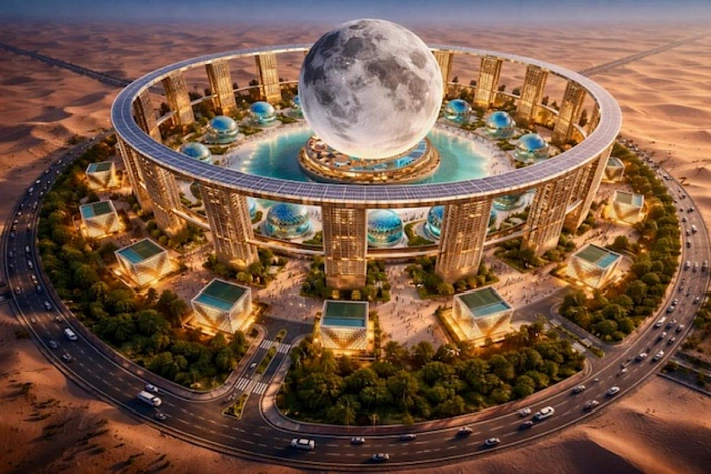 Курорт с гигантской Луной хотят построить в ОАЭ