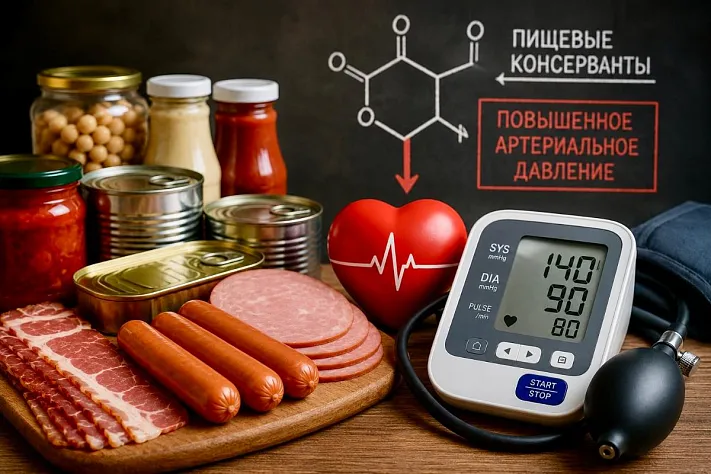 Консерванты связали с риском высокого давления