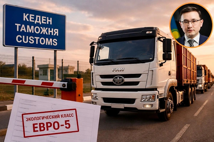 Казахстан проверяет поступившие из Китая грузовики