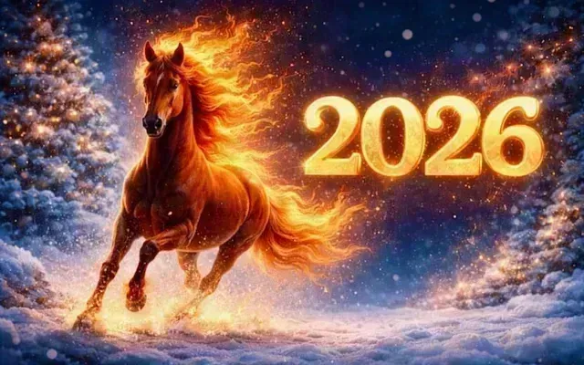 С наступающим 2026 годом — годом Огненной Лошади