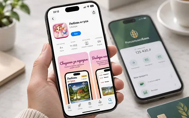 Россельхозбанк вернулся в App Store как «Любовь и гуси»