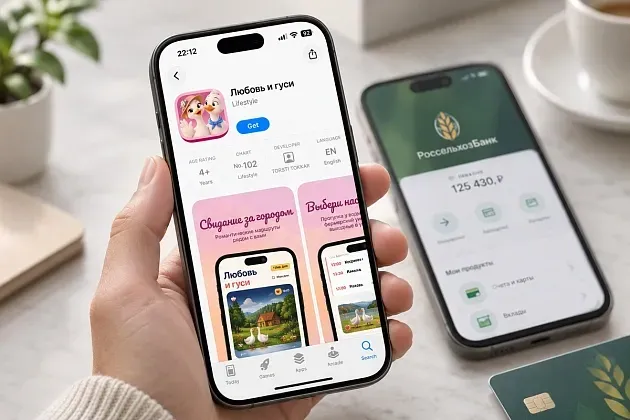 Россельхозбанк вернулся в App Store как «Любовь и гуси»