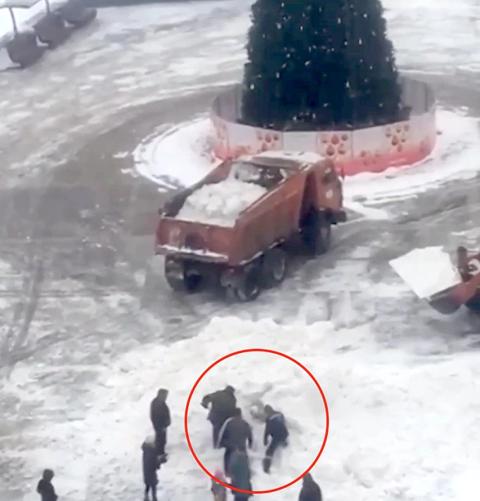 В Гатчине из сугроба под ёлкой выкопали ребёнка