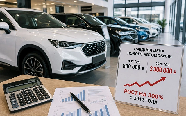 Новые автомобили в России подорожали в четыре раза