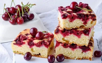 Делаем домашний вишнёвый пирог