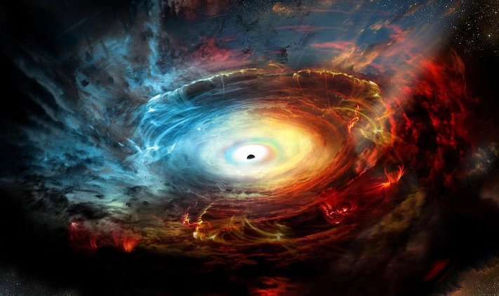 Найдена чёрная дыра, которая в миллион раз больше Солнца