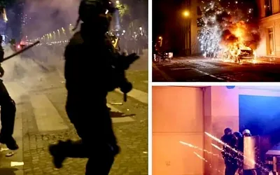 Беспорядки в Париже после матча ПСЖ — более 80 арестов