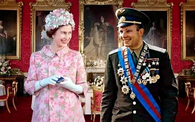 «Давайте есть по-Гагарински!» — как Юрий Гагарин покорил Лондон и королеву