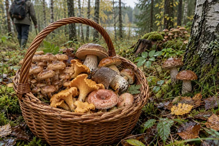 Какие грибы сейчас,в сентябре, есть в Подмосковье 