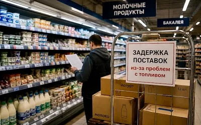 Поставки продуктов начали цепляться за топливо