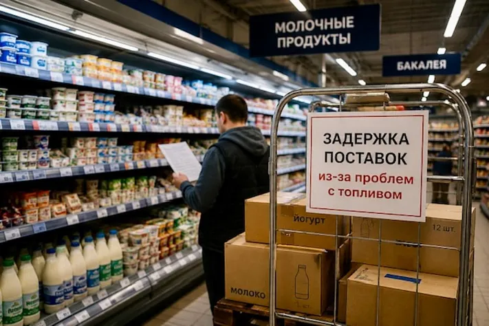 Поставки продуктов начали цепляться за топливо