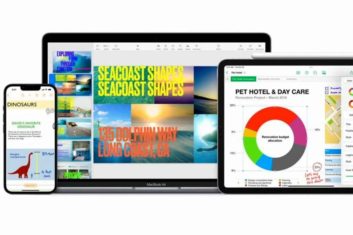 Pages, Numbers и Keynote получили крупное обновление под iOS 18.4 и macOS 15.4