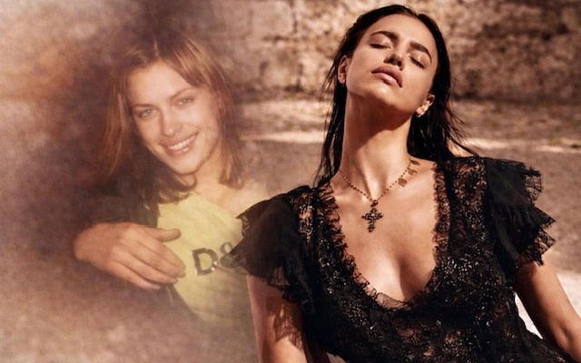 Как Ирина Шейк прошла путь от D&G на футболке до кампаний бренда