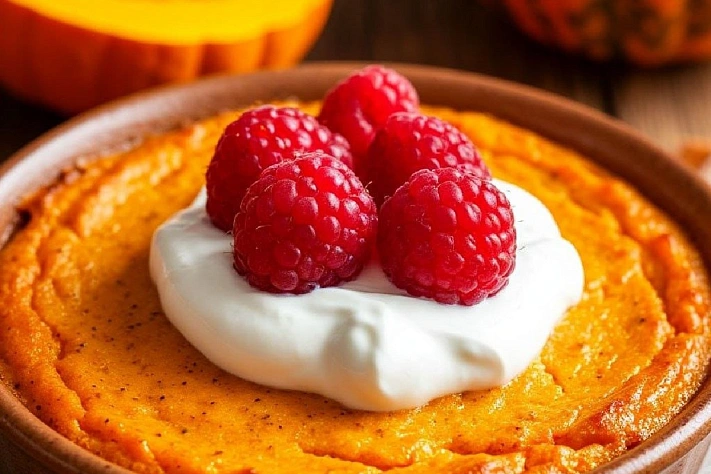 Готовим нежную творожно-тыквенную запеканку