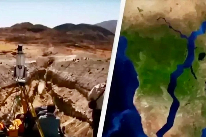 Как Африка медленно превращается в два континента