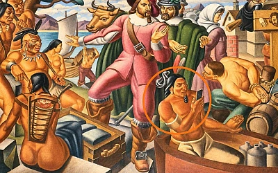 «Смартфон» на росписи 1937 года снова стал загадкой