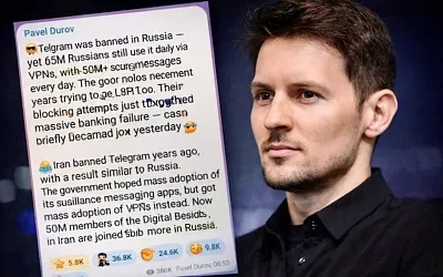 Дуров объявил о цифровом сопротивлении в России