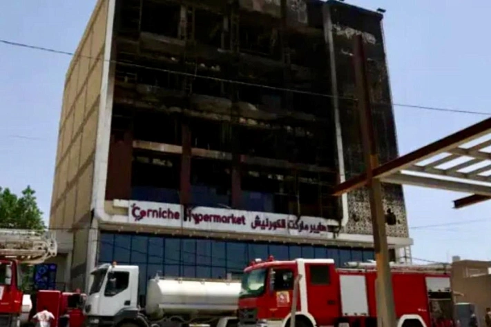 Пожар в торговом центре в Ираке унёс жизни 61 человека
