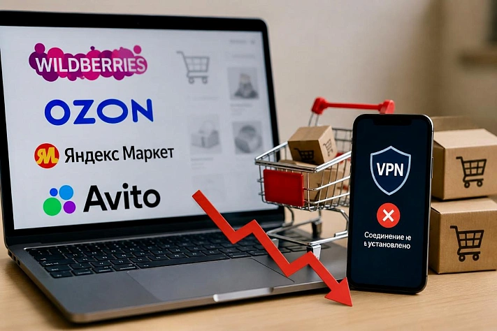 Блокировки VPN ударили по трафику маркетплейсов