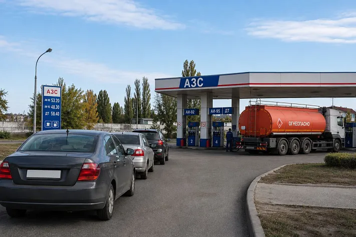 Поставки бензина в Воронежскую область снова сокращаются