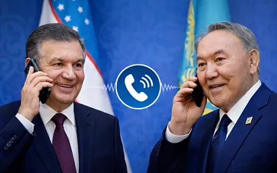 Назарбаев созвонился с Мирзиёевым в преддверии Нового года