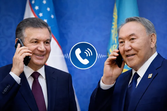 Назарбаев созвонился с Мирзиёевым в преддверии Нового года