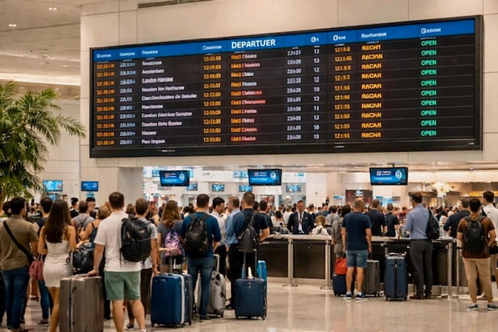 В аэропорту Абу-Даби открыли регистрацию на рейсы, включая Москву