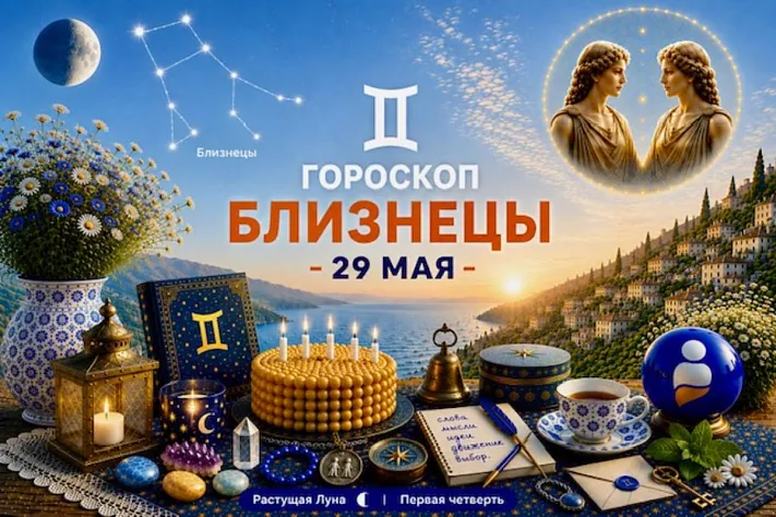 Гороскоп для рождённых 29 мая — воздух, который учится тишине