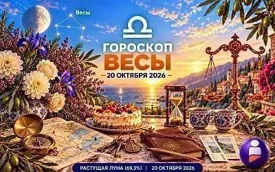 Гороскоп для рождённых 20 октября о праве передумать