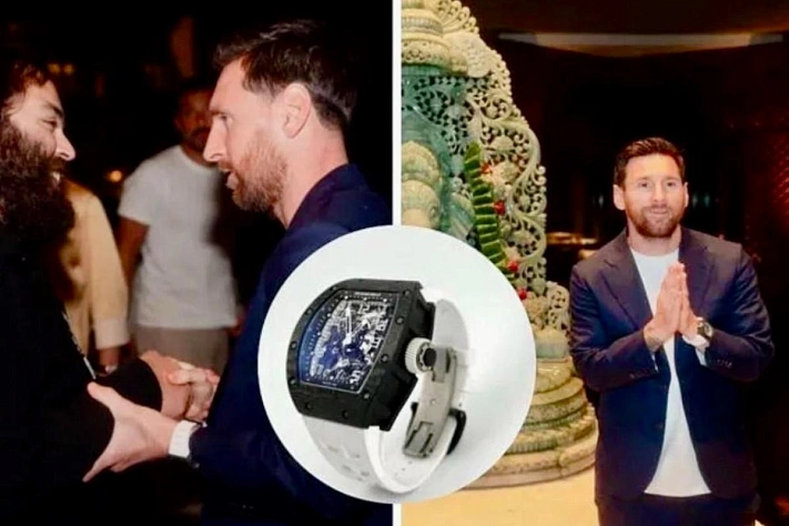 Ананта Амбани подарил Лионелю Месси часы, которые существуют всего в 12 экземплярах