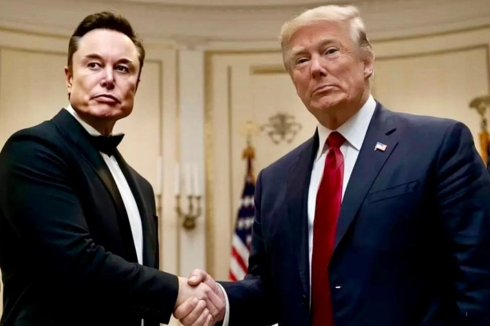 Акции Tesla подскочили, но что скрывается за поддержкой Илона Маска Трампа?