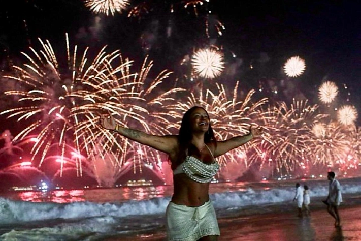 Рио-де-Жанейро побил рекорд новогоднего фейерверка