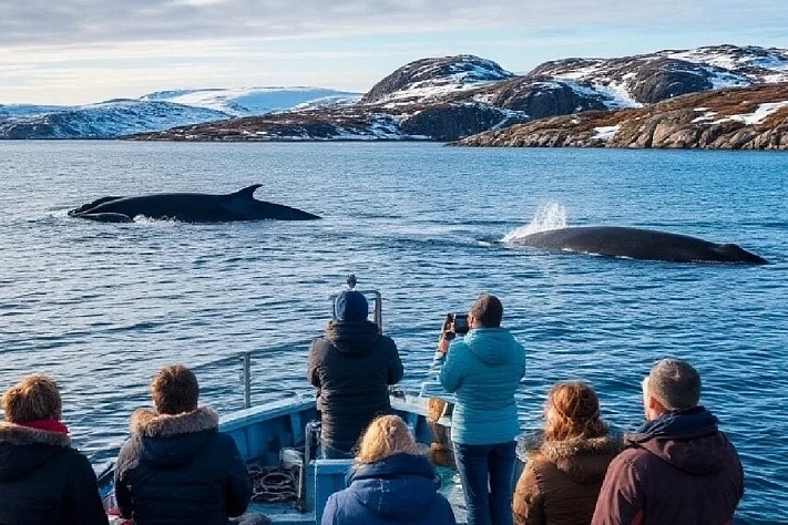 В Мурманской области разработали правила наблюдения за китами