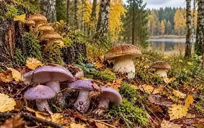 Белые грибы в подмосковье сейчас ещё не закончились