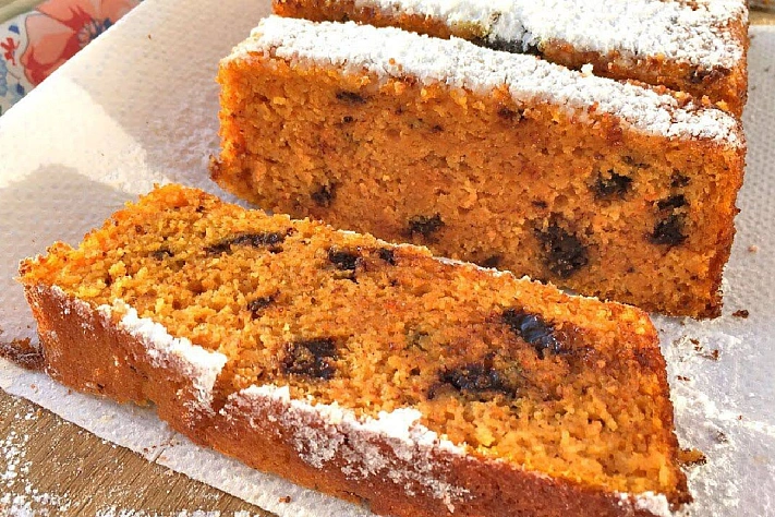 Нежный тыквенный манник с шоколадной ноткой