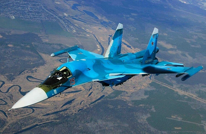 В Северной Осетии рухнул самолёт Су-34