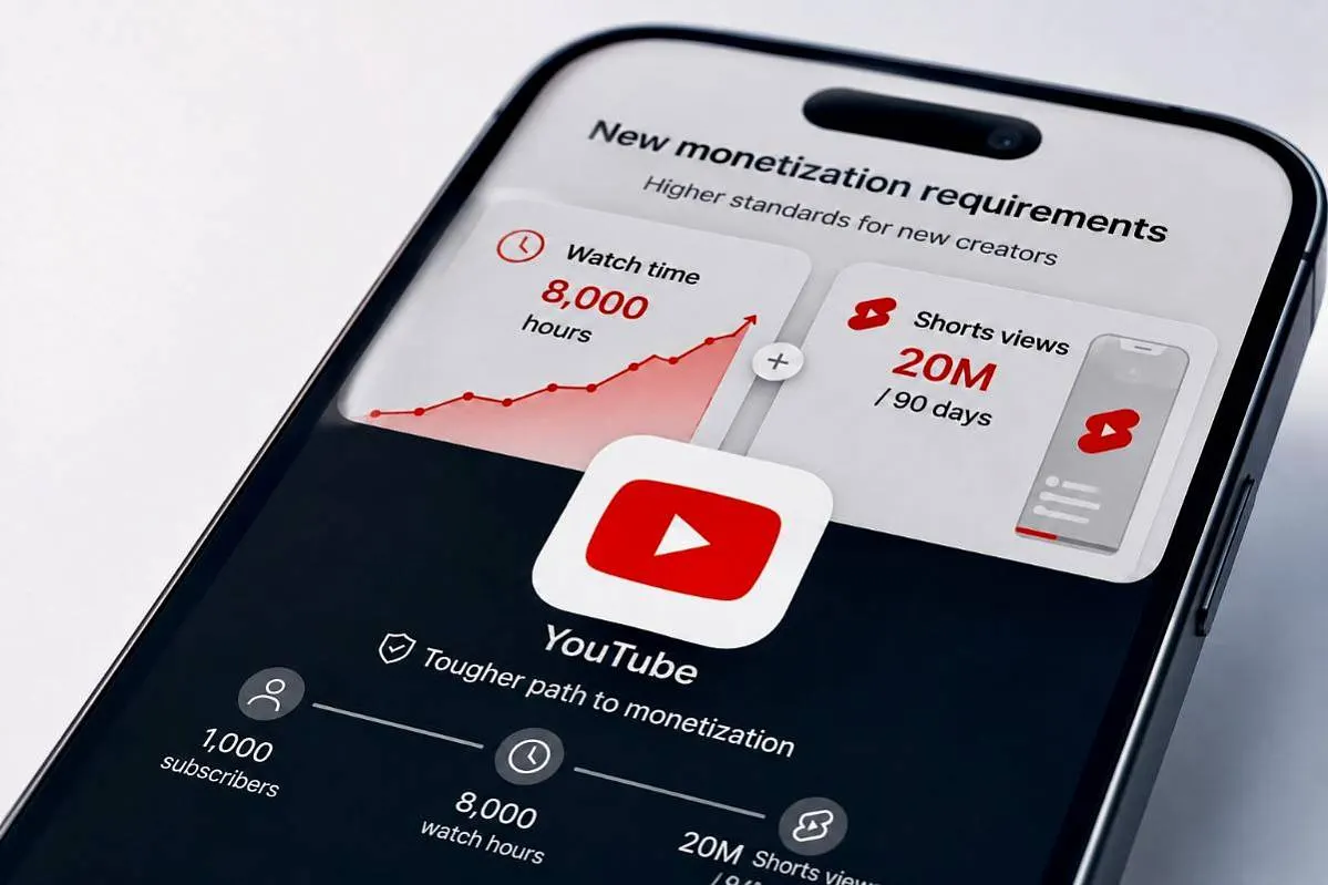 YouTube вдвое поднимет порог входа в монетизацию