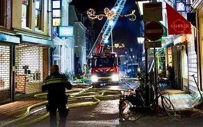 Взрыв в Утрехте привёл к пожару и обрушениям зданий