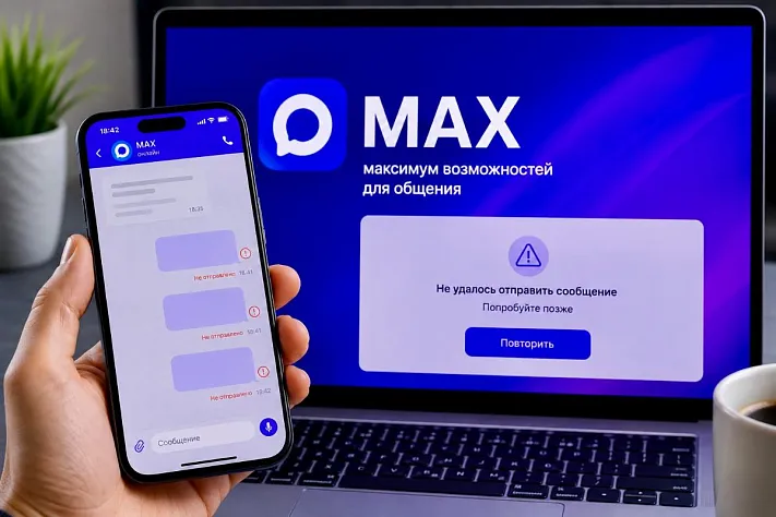 В мессенджере MAX произошёл массовый сбой с отправкой сообщений