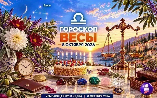 Гороскоп для рождённых 8 октября о ценности своего времени